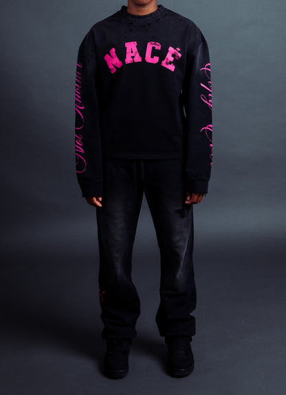 collegiate long sleeve t-shirt